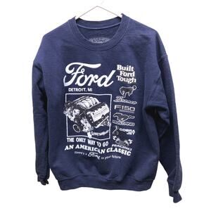 Retro Ford Bronco Mustang Sweatshirt Size L